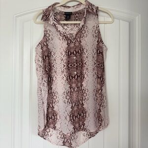 ‘rachel & zoe’ snake print top